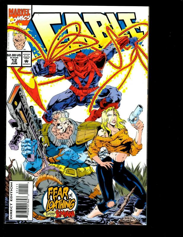 12 Cable Marvel Comics # 12 13 14 15 16 17 18 19 20 21 22 23 X-Men Wolverine GK6