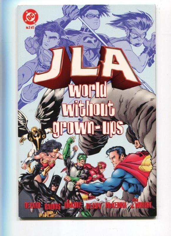 JUSTICE LEAGUE of AMERICA World Without Grown-Ups 2, NM, Wonder Woman, 1998, JLA
