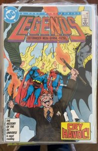 Legends #4 Direct Edition (1987) Glorious Godfrey 