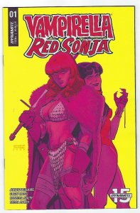 Vampirella Red Sonja # 1 Romero & Bellaire Cover D NM Dynamite