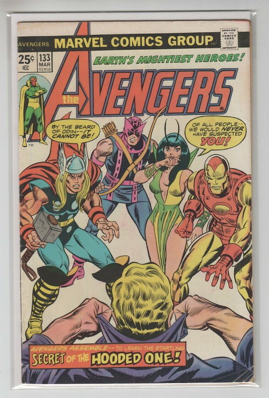 AVENGERS (1963 MARVEL) #133 VG+ A97717