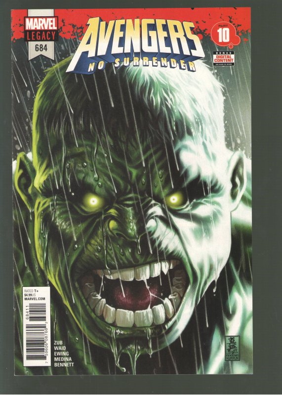 AVENGERS 684 NM 1ST APPEARANCE IMMORTAL HULK