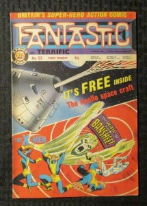 1968 FANTASTIC Power UK Comic #53 FN+ 6.5 Thor / Avengers / X-Men / Dr Strange