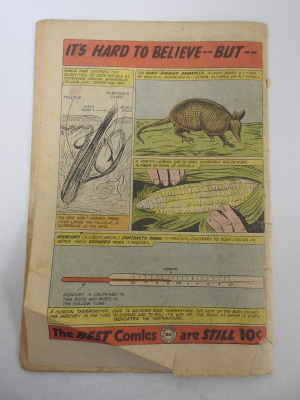 Green Lantern #7 (1961) Coverless, piece missing from last page