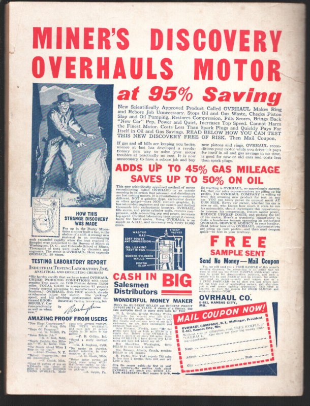 Real Detective 5/1936-Hill-Billy Justice-True Crime Mysteries-Crime scene pix...