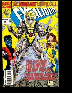 12 Excalibur Deluxe Marvel Comics # 73 74 75 76 77 78 79 80 81 82 83 84 JF26