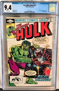 Incredible Hulk #271 (Marvel, 1982) CGC 9.4 - KEY 