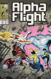 Alpha Flight (1st Series) #61 VF; Marvel | save on shipping - details inside