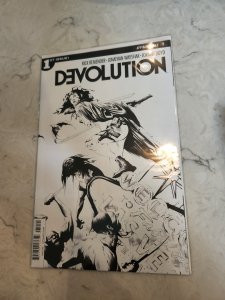 Devolution #1 Cover B Retailer Incentive B&W (2016)