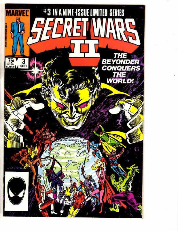 7 Marvel Comics Secret Wars 2 # 3 5 Sabretooth 2 Slapstick 1 4 X-Men 87 ++++ JR1