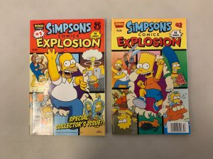 Simpsons Comics Explosion #1 & #2  Matt Groening Bongo Comics 