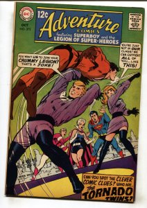 Adventure Comics #373--1968--Tornado Twins--Superboy--Comic book