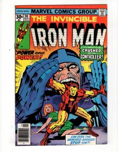 Iron Man #90 (F/VF) CRUSHED BY THE CONTROLLER!  / ID#741