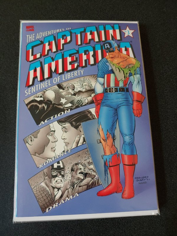 ​THE ADVENTURES OF CAPTAIN AMERICA SENTINEL OF LIBERTY BOOK THREE  TB
