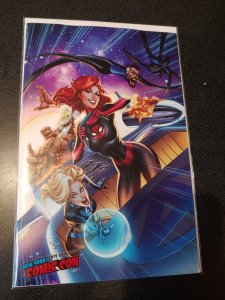 FANTASTIC FOUR #15 NYCC J SCOTT CAMPBELL MARY JANE VIRGIN EXCLUSIVE