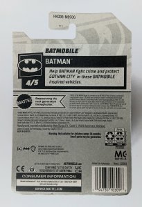 BATMOBILE | 2022 HOT WHEELS 137/250 | DC BATMAN 4/5 | PRINT ERROR | NIB