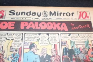 1950 Sunday Mirror Weekly Comic Section February 12th (VF) Superman Bob Hope App