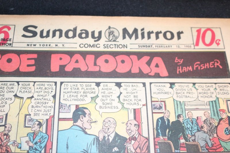 1950 Sunday Mirror Weekly Comic Section February 12th (VF) Superman Bob Hope App