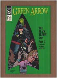 Green Arrow #37 DC Comics 1990 Mike Grell NM- 9.2
