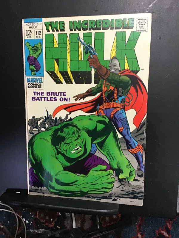 The Incredible Hulk #112  (1969) Origin of the Galaxy Master! VF/NM Oregon CERT!