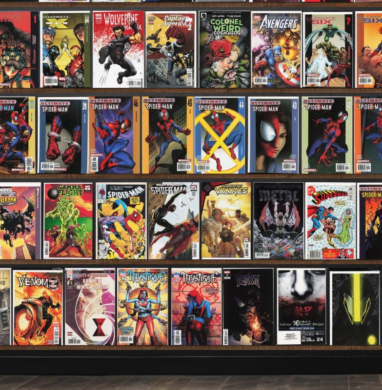 Huge Lot 170+ Comics with Ultimate Spider-Man, Ultimate Six & More!