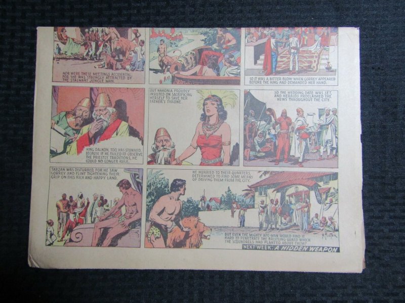1936 Aug 16 Sunday Oregonian WORLDS GREATEST COMICS 8pgs FN 6.0 Tarzan