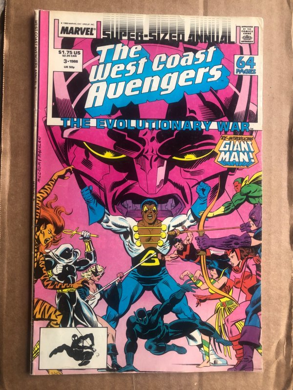 West Coast Avengers Annual #3 Direct Edition (1988)