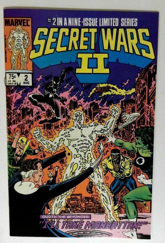 Secret Wars II #2 Marvel 1985 NM VAMPIRE Horror and Sci-Fi Comic Book