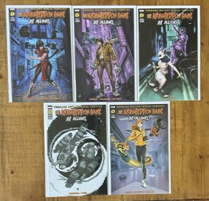 Teenage Mutant Ninja Turtles Armageddon The Alliance #1,2,3,4,5 NM Lot TMNT