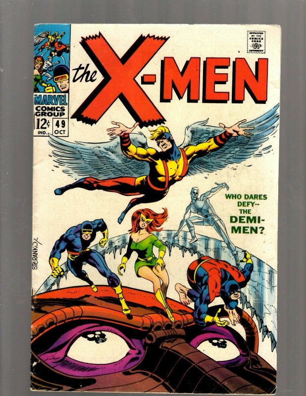 (Uncanny) X-Men # 49 FN Marvel Comic Book Beast Angel Cyclops Magneto SM19