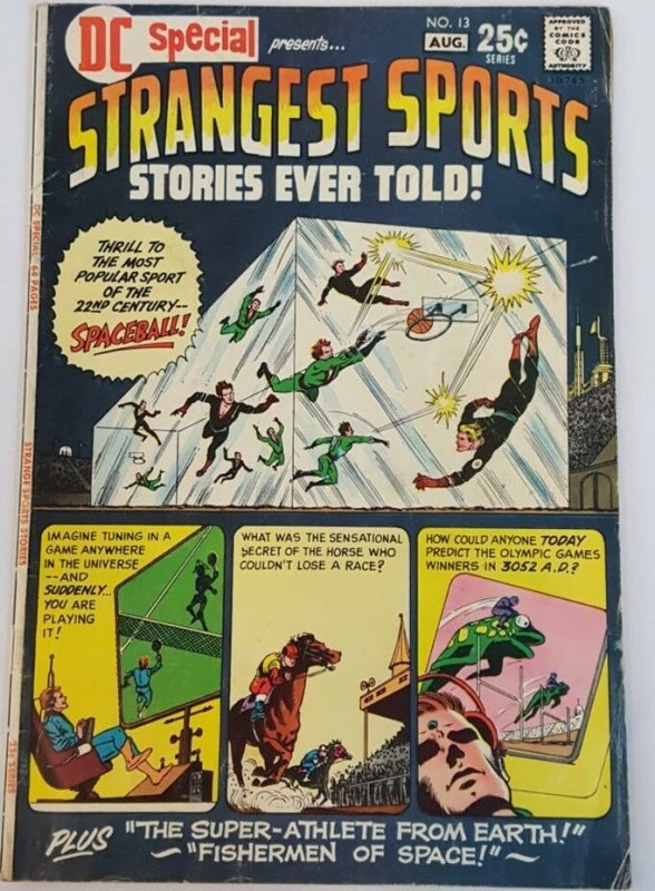 DC Special (1968) #13 Aug 1971 DC Comic Book Strangest Sports Stories