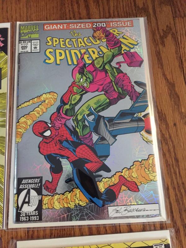 Fun Spiderman Comic Lot! Appearances By Cyclone, Molten Man, Scorpion.