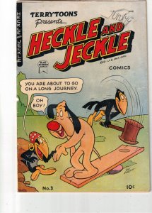 Blue Ribbon Comics #3 1949 Terrytoons Presents Heckle & Jeckle Wow! FN Utah CERT