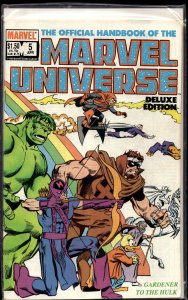 The Official Handbook of the Marvel Universe #5 (1986) Gardener