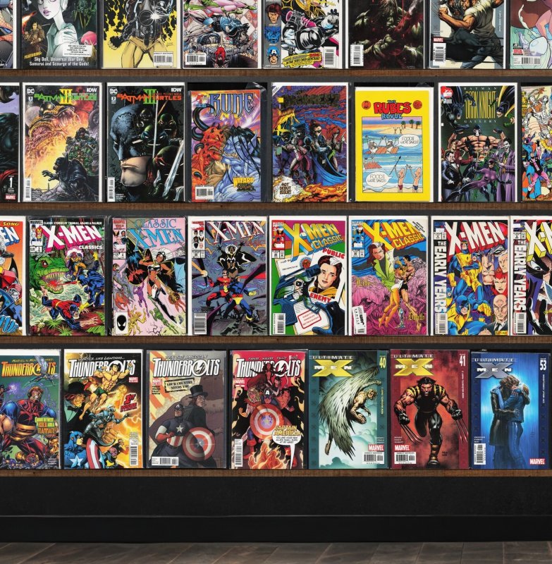 Huge Lot 140+ Comics with Superboy, Spider-Girl, Star Wars, Batman & More!