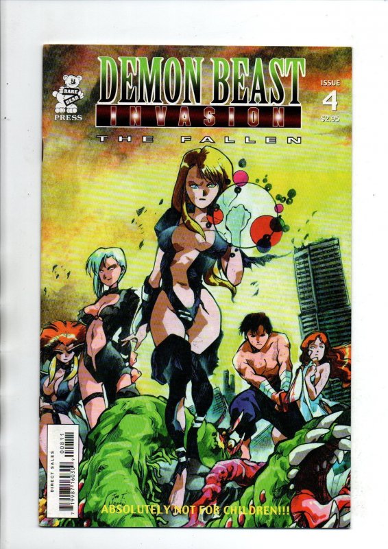 Demon Beast Invasion Fallen #1 2 3 & 4 Complete Set - manga - 1996 - (-NM)