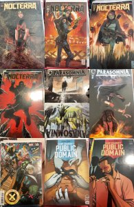 Lot of 9 Comics (See Description) Nocterra, Public Domain, X Men