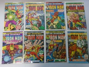 Iron Man lot 31 different from #63-99 avg 5.0 VG FN (1973-77 1st Series)