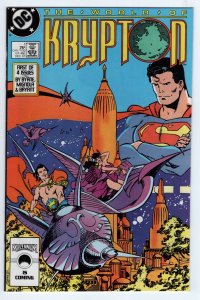 WORLD OF KRYPTON (87) #1 - 9.2 - WP  - Byrne - Superman - High Grade!