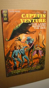 CAPTAIN VENTURE 2 THE LAND BENEATH THE SEA *NICE COPY* GOLD KEY 1969