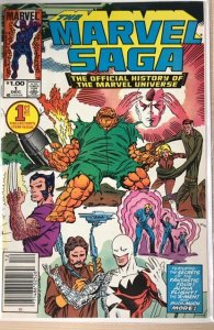 The Marvel Saga The Official History of the Marvel Universe #1 (1985)