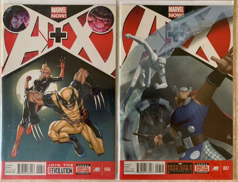 A+X 1-18+ VARIANT OF #2 | 2 TEAM-UPS IN EACH ISSUE | 2012-14 | COMPLETE SERIES