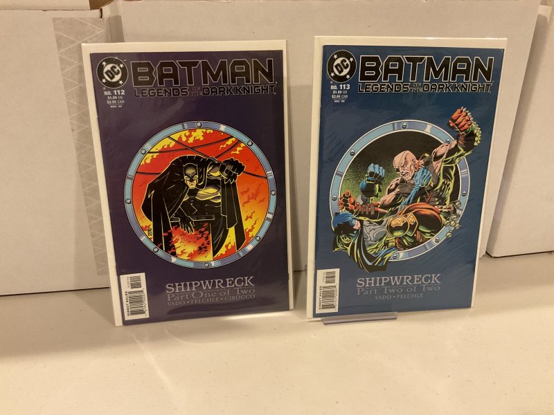 Batman: Legends of the Dark Knight 112-113  “Shipwreck” Set