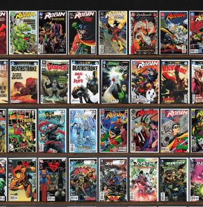 Huge Lot 140+ Comics with Robin, The Flash, Deathstroke, Aquaman & More!