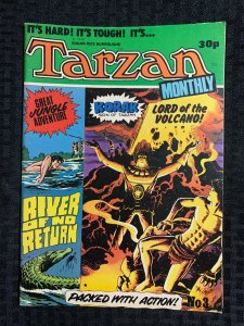 1978 TARZAN MONTHLY UK Magazine #3 FN+ 6.5 Lord of the Volcano / Korak Son of