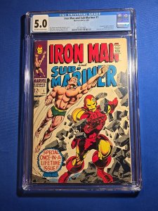 Iron Man and Sub-Mariner #1 CGC 5.0 1968