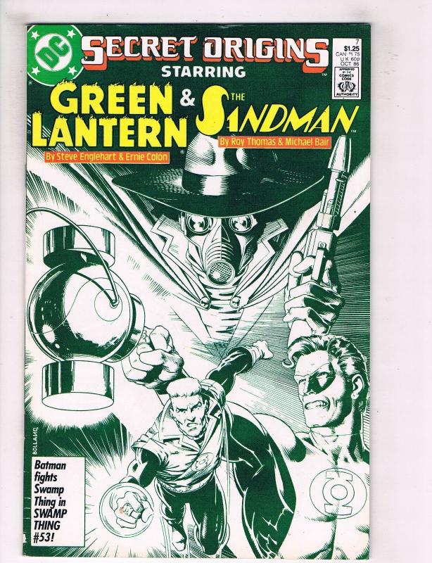 Secret Origins #7 VG/FN DC Comics Comic Book JLA Green Lantern Oct 1986 DE34