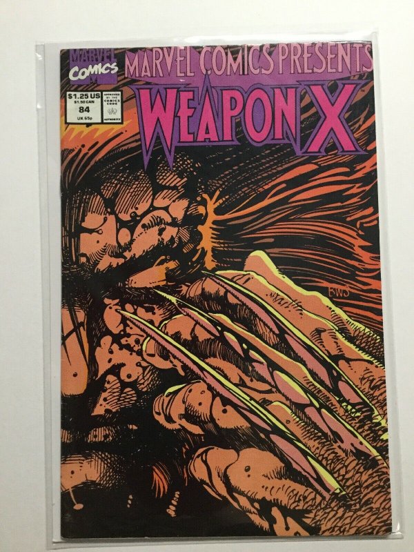 Marvel Comics Presents 84 Near Mint Nm Weapon X Marvel