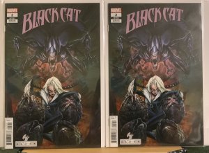 BLACK CAT #2 Peach Momoko MARVEL VS ALIEN cover 2021 two books pack VFN/NM 