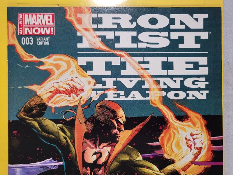 Iron Fist Living Weapon #3 Jerome Opena 1:25 Variant Marvel Comics 2014 NM